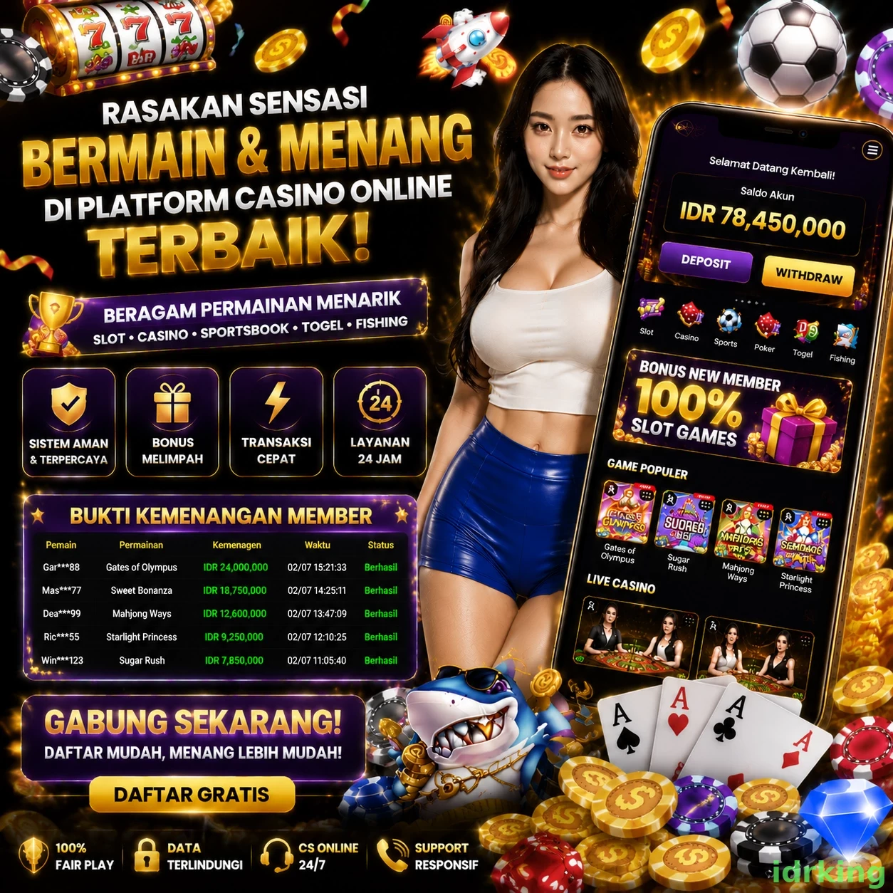 Kelebihan dan Kekurangan Bermain di idrking